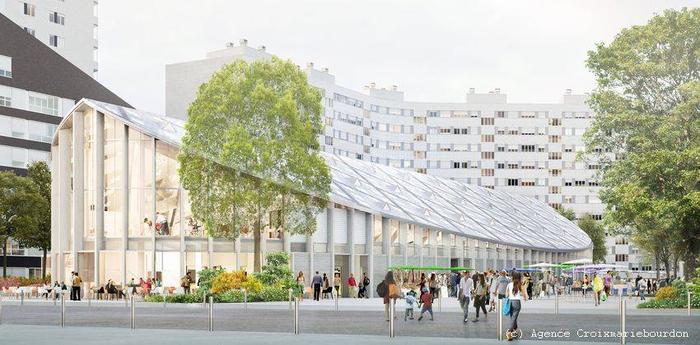 Courbevoie - Immobilier - Projet urbain - La Halle aux marchés