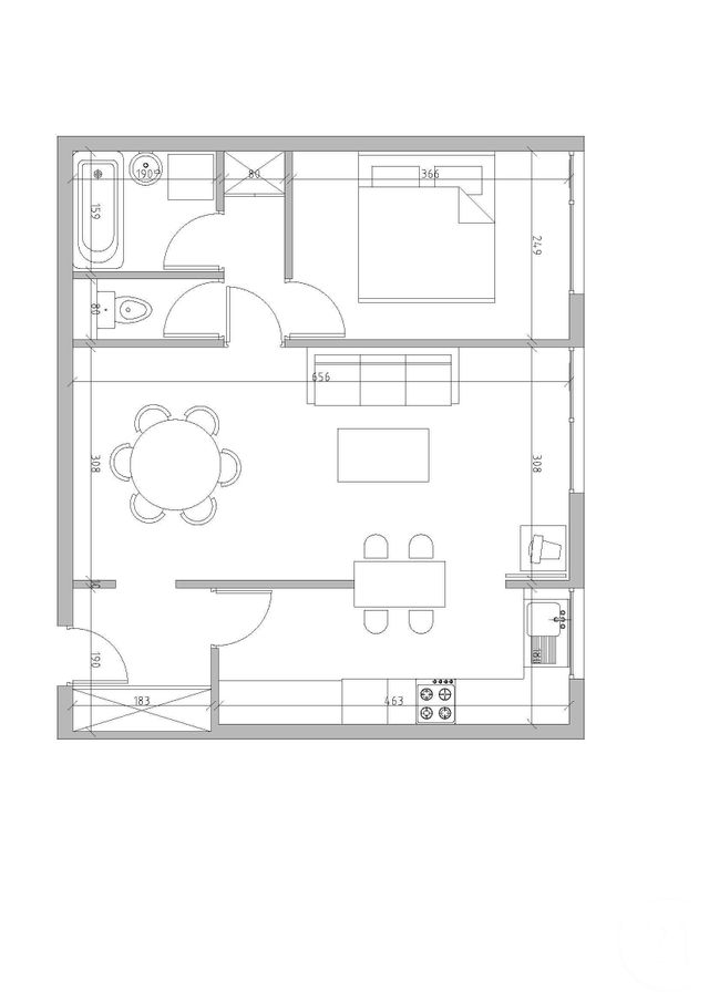 Afficher la photo en grand Appartement F2 à louer - 2 pièces - 45.83 m2 - COURBEVOIE - 92 - ILE-DE-FRANCE - Century 21 Conseil Immobilier