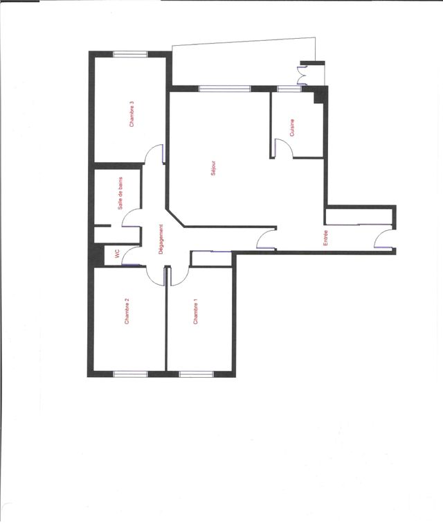 Appartement F4 à vendre - 4 pièces - 90.27 m2 - COURBEVOIE - 92 - ILE-DE-FRANCE - Century 21 Conseil Immobilier