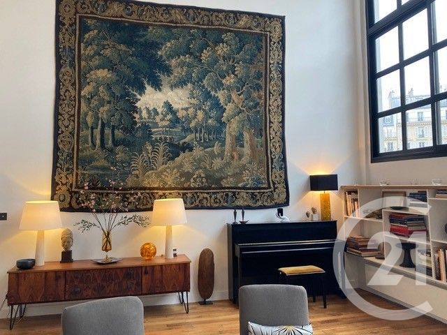 Appartement Atelier d'artiste à louer - 2 pièces - 58.44 m2 - PARIS - 75010 - ILE-DE-FRANCE - Century 21 Conseil Immobilier